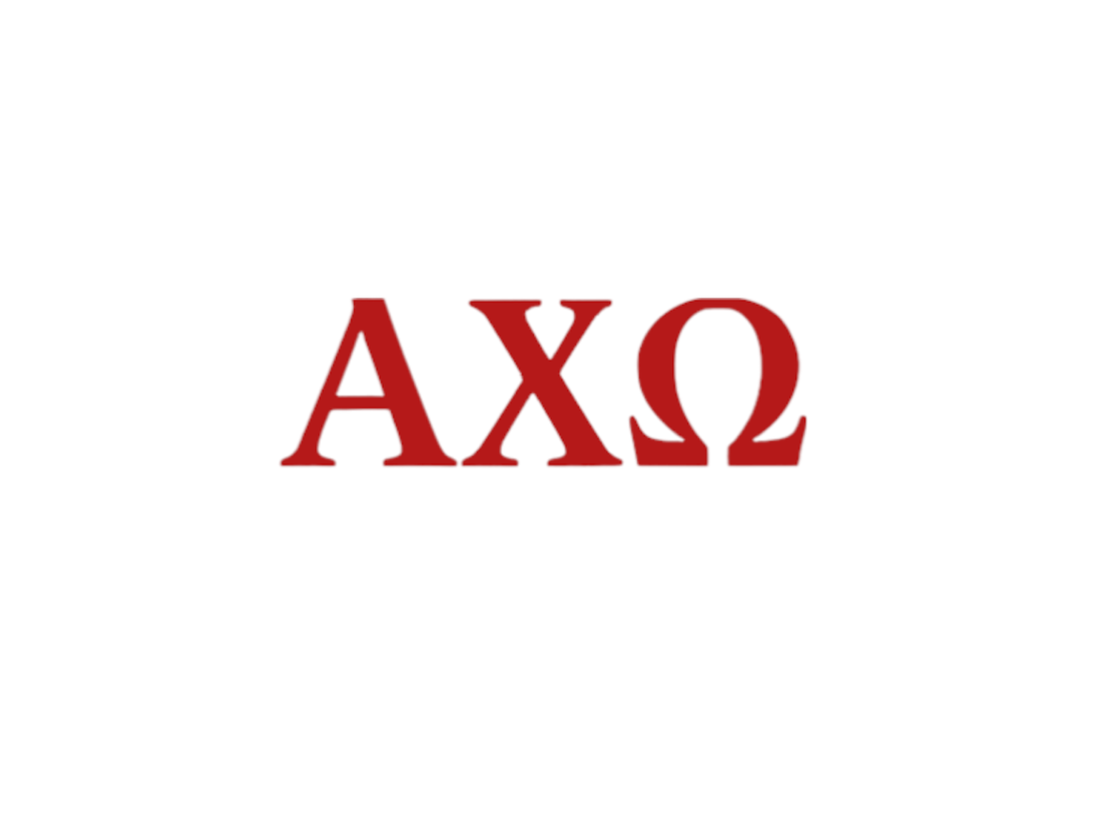 Alpha Chi Omega Decal Burkette