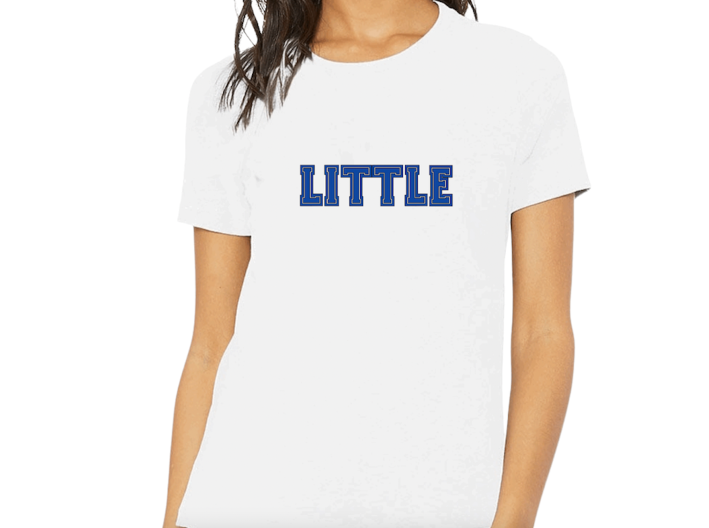 Big/Little White Tee