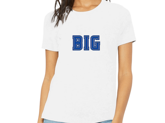 Big/Little White Tee