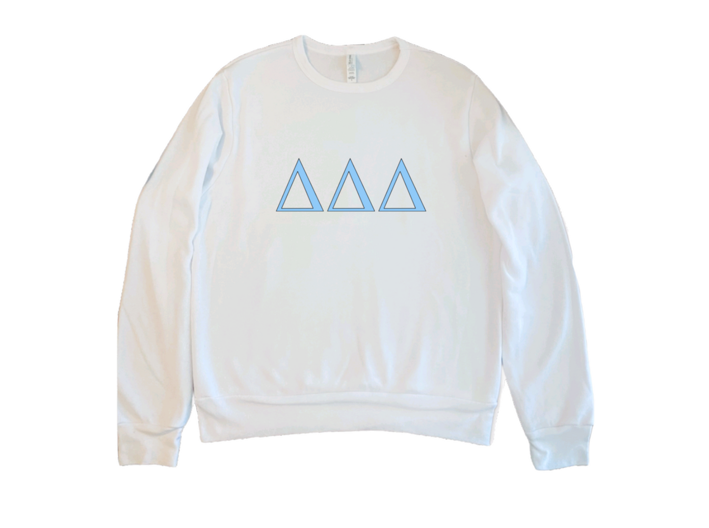 Delta Delta Delta Letter Hoodie