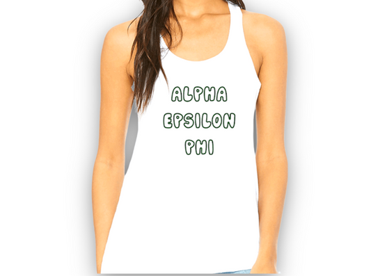 Alpha Epsilon Phi Slit Tank Top