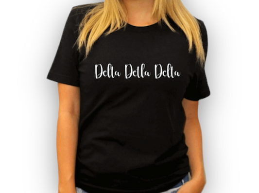 Tri Delta Black T-Shirt