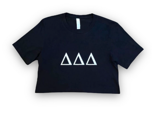 Tri Delta Crop Top