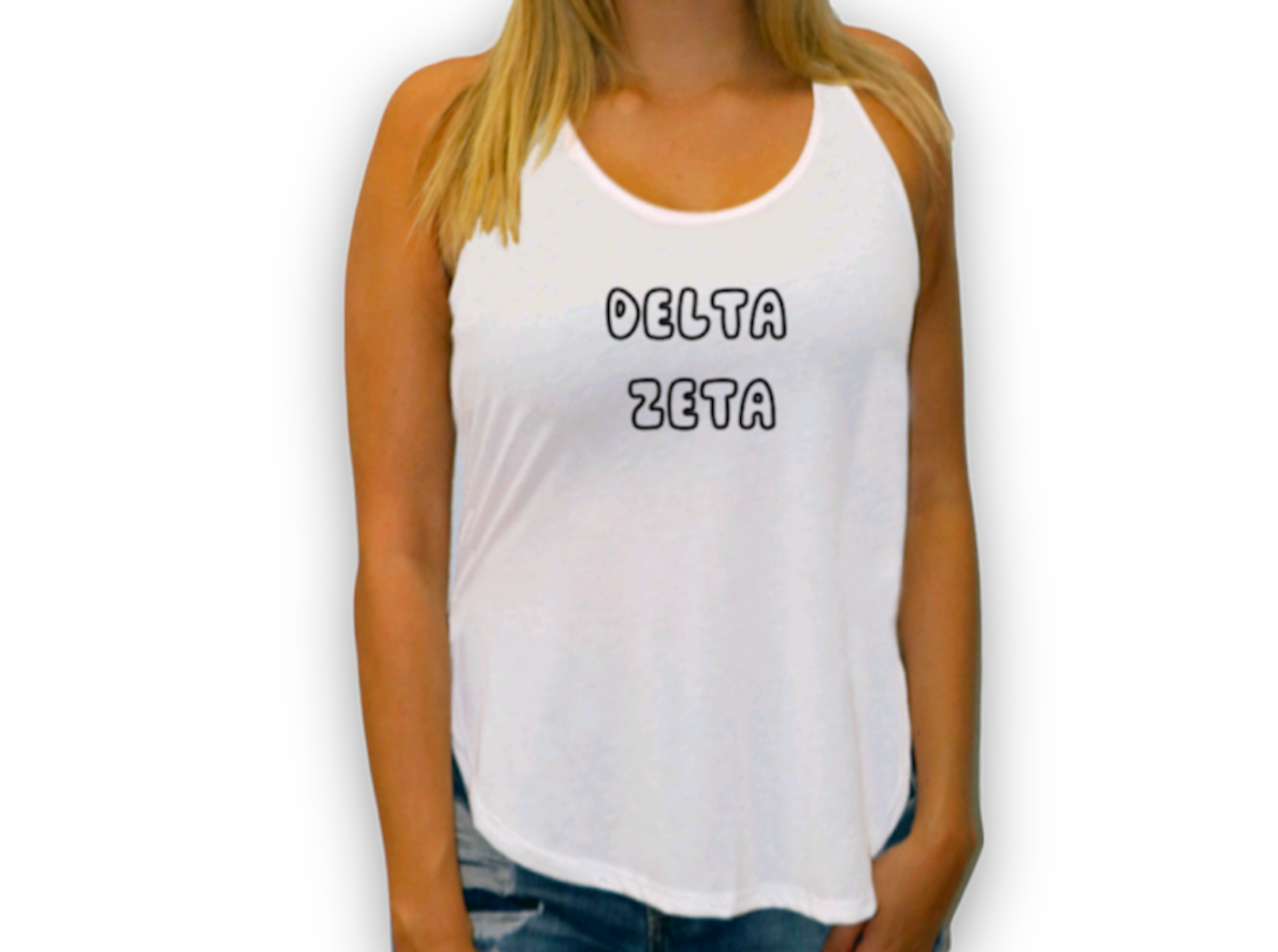 Delta Zeta Slit Tank Top