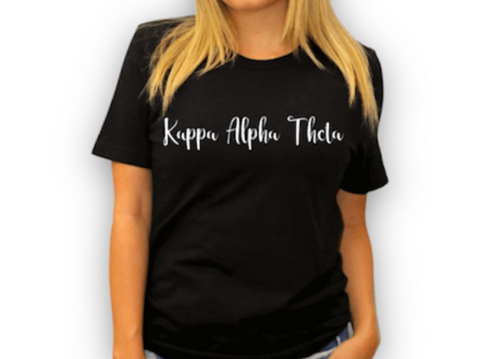 Black Kappa Alpha Theta T-Shirt