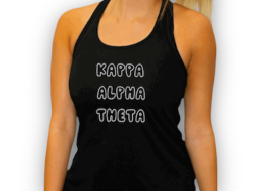 Kappa Alpha Theta Razor Back Tank Top