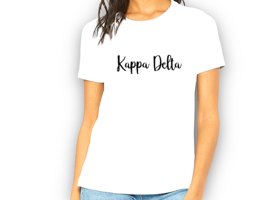 White Kappa Delta T-Shirt