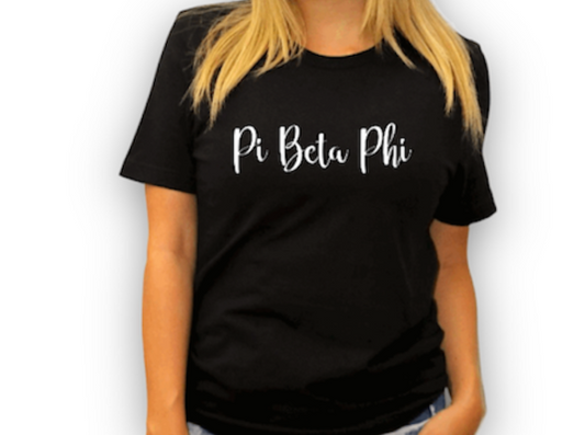Black Pi Beta Phi T-Shirt